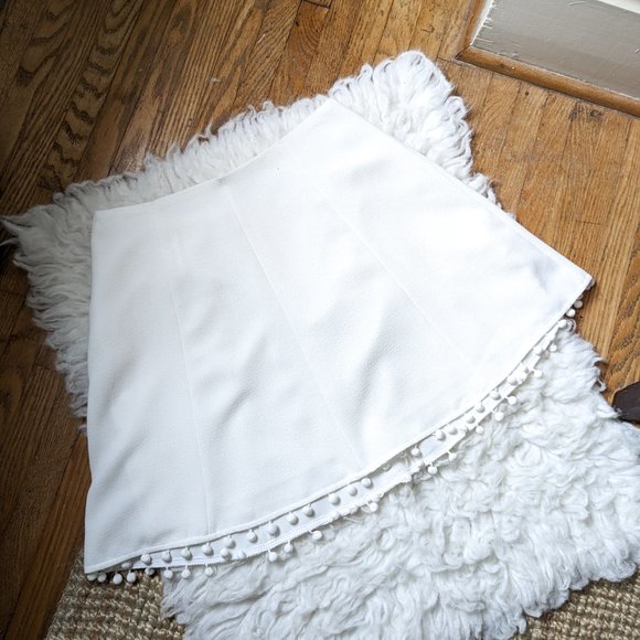 Club Monaco Pom Pom Mini Skirt - Picture 8 of 8